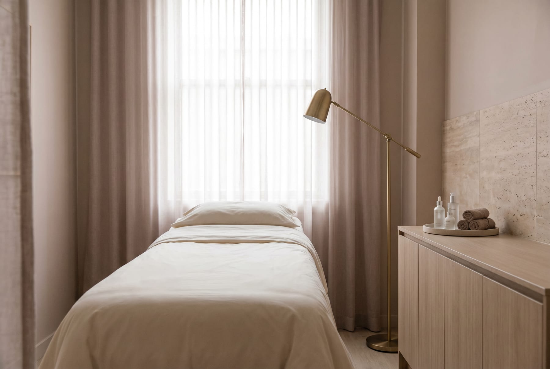 Treatment room at Inga's Secrets Aesthetics & Laser Clinic
